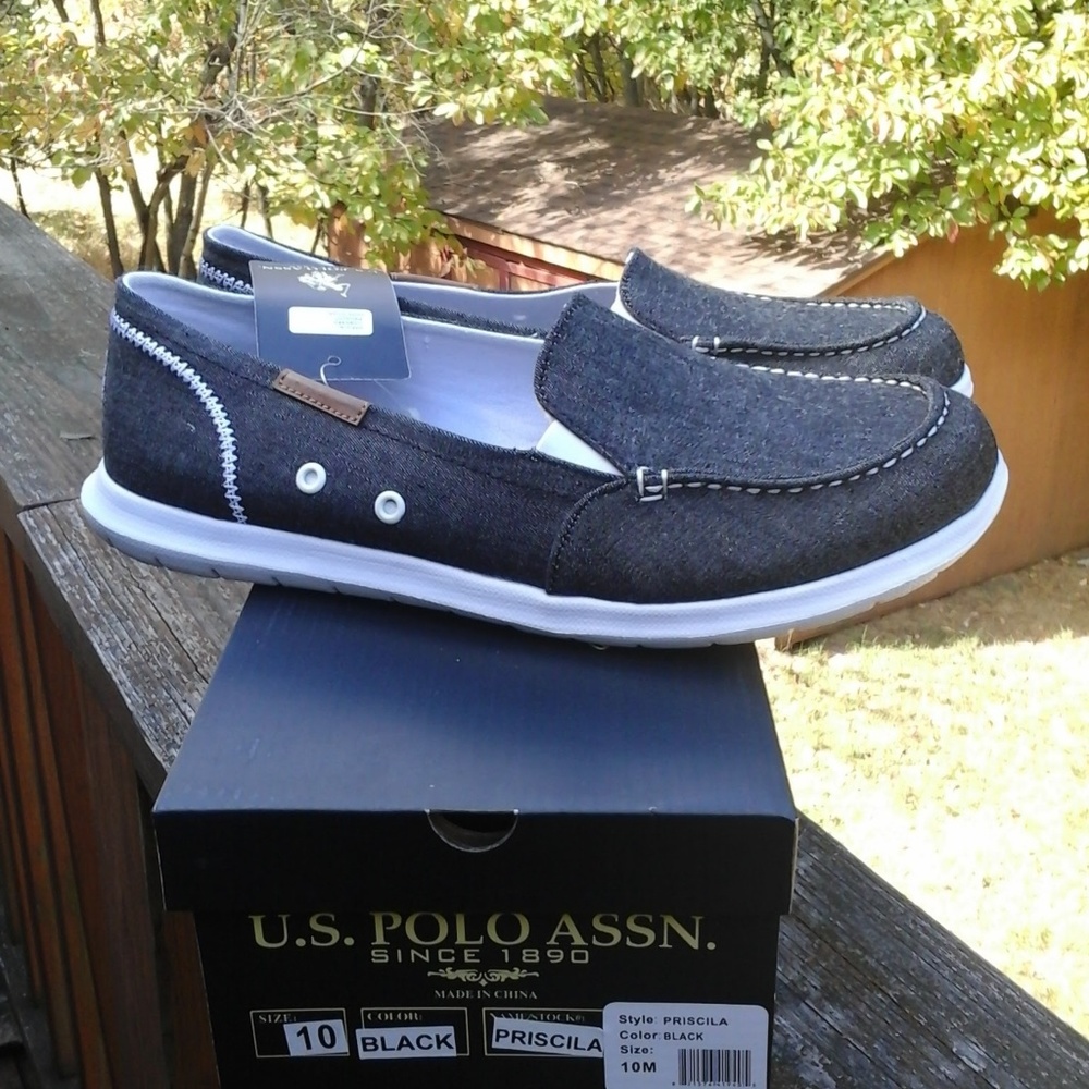 Womens US Polo slip on Shoes